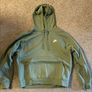 Nike Olive Green Pullover Hoodie